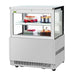 Turbo Air TBP36-46FN-S 35 3/8" Straight Glass Refrigerated Bakery Display Case, 2 Levels, Stainless Steel, 115v - Donut-Equipment.com