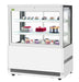 Turbo Air TBP48-54FN-W 47-1/4" Straight Glass Refrigerated Bakery Display Case, 3 Levels, White Exterior, 115v - Donut-Equipment.com