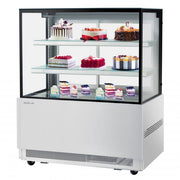Turbo Air TBP48-54NN-S 47-1/4" Straight Glass Full-Service Bakery Display Case, 3 Levels, Stainless Steel Exterior, 115v - Donut-Equipment.com