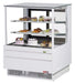 Turbo Air TCGB-36UF-W-N 36-1/2" Straight Glass Full-Service Bakery Display Case, 3 Levels, White Exterior, 115v - Donut-Equipment.com