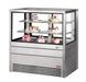 Turbo Air TCGBF-50S-N 49-5/8" Straight Glass Full-Service Freezer Bakery Display Case, 3 Levels, Stainless Steel Exterior, 220v/1ph - Donut-Equipment.com