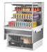 Turbo Air TOM-36L-UF-W-3SI-N 35 7/8" Drop-In Horizontal Open Air Cooler w/ (3) Levels – White Exterior, 115v - Donut-Equipment.com