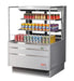 Turbo Air TOM-36L-UFD-S-3S-N 34 3/4" Stainless Steel Low Profile Horizontal Open Air Cooler w/ (3) Levels – Ultra Front Deluxe Merchandiser, 115v - Donut-Equipment.com