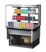 Turbo Air TOM-36L-UFD-S-3SI-N 36" Drop-In Horizontal Open Air Cooler w/ (3) Levels – Stainless Steel Exterior, 115v - Donut-Equipment.com
