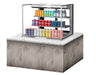 Turbo Air TOM-36L-UFD-S-3SI-N 36" Drop-In Horizontal Open Air Cooler w/ (3) Levels – Stainless Steel Exterior, 115v - Donut-Equipment.com
