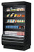 Turbo Air TOM-40B-SP-N 39 1/8" Vertical Open Air Cooler w/ (5) Levels – Black Exterior, 115v - Donut-Equipment.com
