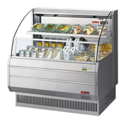 Turbo Air TOM-40LS-N 39" Low Profile Horizontal Open Air Cooler – Stainless Steel Display Merchandiser, (2) Levels, 115v - Donut-Equipment.com