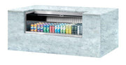 Turbo Air TOM-48UC-S-N 48 1/4" Drop-In Horizontal Open Air Cooler w/ (1) Level – Stainless Steel Exterior, 115v - Donut-Equipment.com