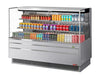 Turbo Air TOM-72L-UF-S-3S-N 70 3/4" Stainless Steel Low Profile Horizontal Open Air Cooler w/ (3) Levels – Ultra Front Merchandiser, 220v/1ph - Donut-Equipment.com