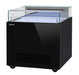 Turbo Air TOS-30NN-B 30" Black Horizontal Open Display Merchandiser / Air Curtain Sandwich and Cheese Display Case – 1 Level, 115v - Donut-Equipment.com
