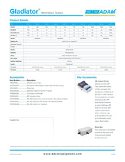 Gladiator Washdown Scales GGB 165A - Donut-Equipment.com