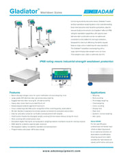 Gladiator Washdown Scales GGF 330A - Donut-Equipment.com