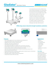 Gladiator Washdown Scales GGS 16A - Donut-Equipment.com