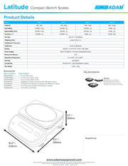Latitude Compact Bench Scale LBX 3 - Donut-Equipment.com