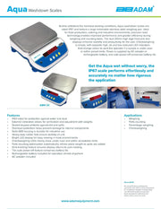 Aqua Washdown Scales ABW-16 - Donut-Equipment.com