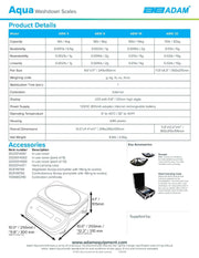 Aqua Washdown Scales ABW-32 - Donut-Equipment.com