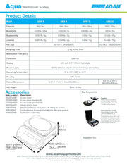 Aqua Washdown Scales ABW-8 - Donut-Equipment.com