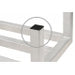 GSW USA RA-2424 Vented Dunnage Rack 24"W x 24"L x 8"H Aluminum Construction 1000 lb Capacity ETL Certified - Donut-Equipment.com