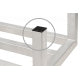GSW USA RA-4824 Vented Dunnage Rack 48"W x 24"L x 8"H Aluminum Construction 1000 lb Capacity ETL Certified - Donut-Equipment.com