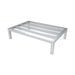 GSW USA RA-2424 Vented Dunnage Rack 24"W x 24"L x 8"H Aluminum Construction 1000 lb Capacity ETL Certified - Donut-Equipment.com