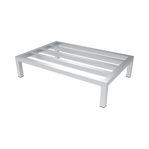 GSW USA RA-3624 Vented Dunnage Rack 36"W x 24"L x 8"H Aluminum Construction 1000 lb Capacity ETL Certified - Donut-Equipment.com