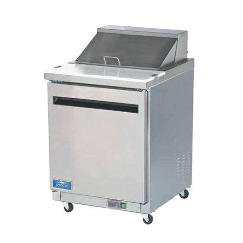 Arctic Air AST28R One Door Sandwich / Salad Prep Refrigerator - Donut-Equipment.com