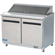 Arctic Air AST48R 48" Two Door Sandwich / Salad Prep Refrigerator - Donut-Equipment.com