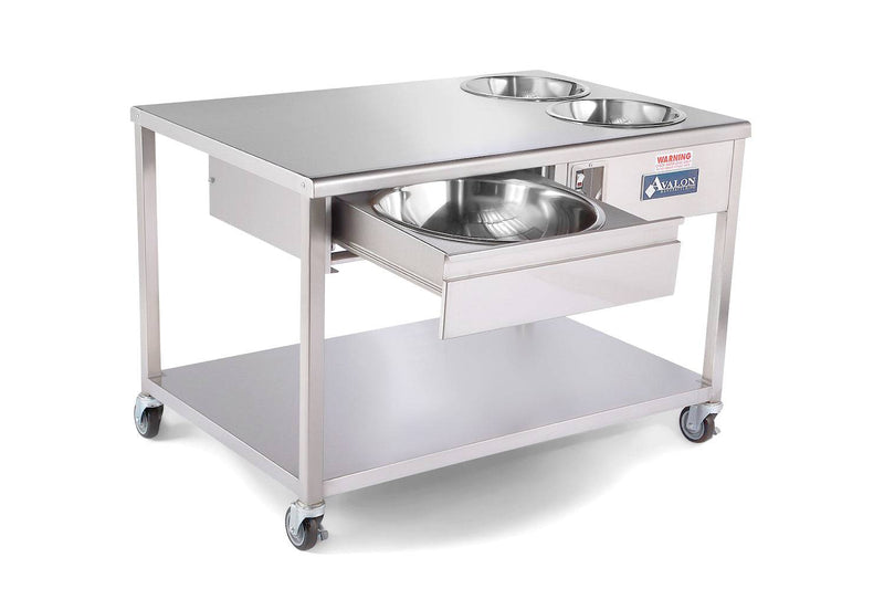 Avalon Donut Finishing / Sugaring Table AFT-72-2-2 - Donut-Equipment.com