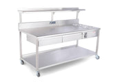 Avalon Donut Finishing / Sugaring Table AFT-84-4-2 - Donut-Equipment.com