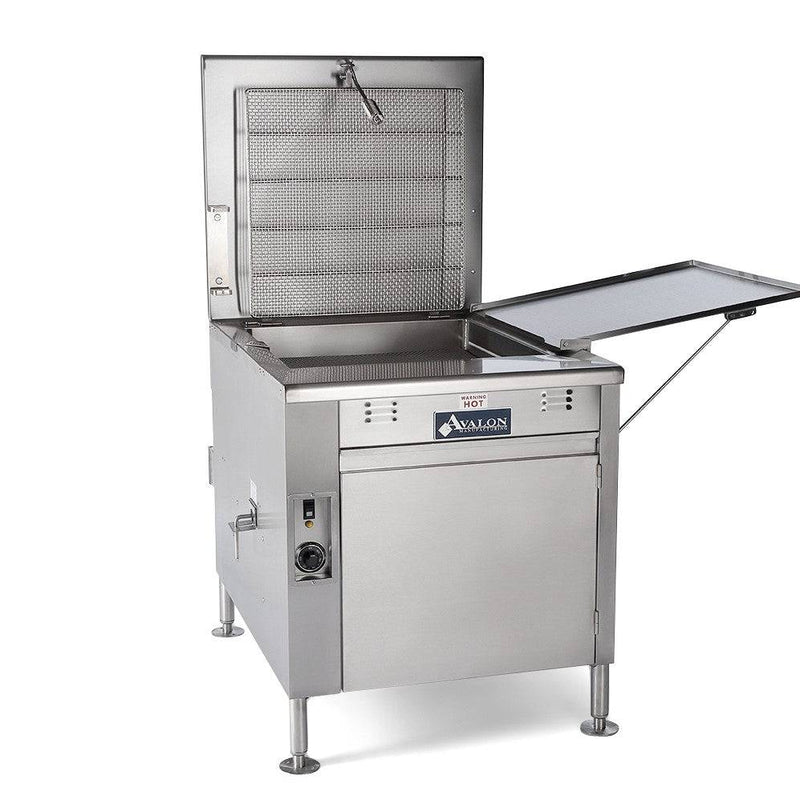 Avalon (ADF24-G-P-BA) 24" x 24" PROPANE GAS FRYER, ELECTRONIC IGNITION, Left Side Drain Board - Donut-Equipment.com