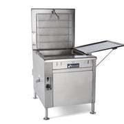 Avalon (ADF24-G-P-BA) 24" x 24" Propane Gas Fryer, Electronic Ignition, Left Side Drain Board With Submerge Screen - Donut-Equipment.com