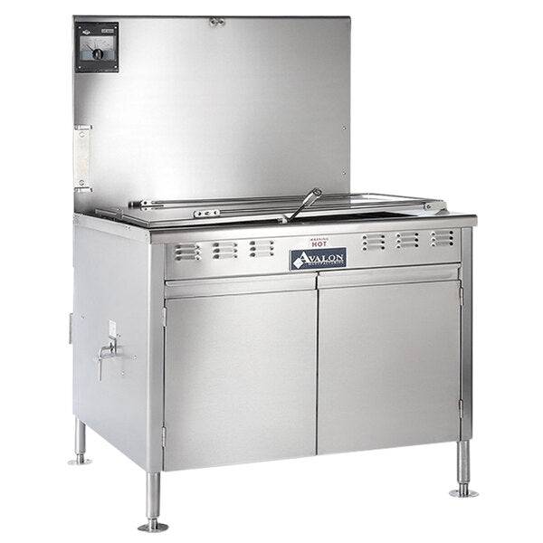 Avalon (ADF34-G-BA) 34" X 24" NATURAL GAS FRYER, ELECTRONIC IGNITION, Left Side Drain Board With Submerger