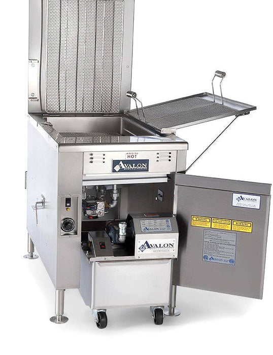 Avalon (ADF20-G-P) 20" x 20" Donut Fryer, Propane, Standing Pilot, Left Side Drain Board with Submerger