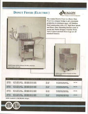 Avalon (ADF24-E-3) 24" X 24" Donut Fryer, Electric (3 phase) Right Side Drain Board - Donut-Equipment.com