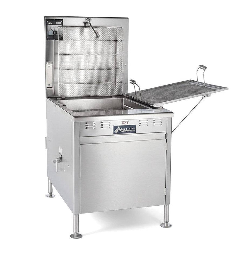 Avalon (ADF24-G-P) 24" x 24" Donut Fryer, Propane, Standing Pilot, No Power, Right Side Drain Board with Submerger Screen - Donut-Equipment.com