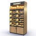 Palram Bakery Backwall Display System with Open Upper Compartments & Lower Storage – 40"W x 78"H x 20"D - Donut-Equipment.com