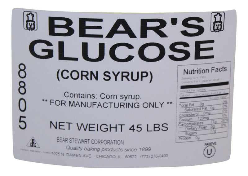 Bear Stewart- Glucose Syrup/ Corn Syrup 45 LBS - Donut-Equipment.com