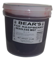Bear Stewart Red Raspberry Seedless Mist Filling- 20 Pound Pail - Donut-Equipment.com