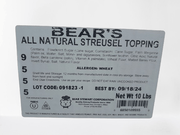 Streusel Topping by Bear Stewart- 10 pounds - Donut-Equipment.com