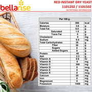 Instant Rise Dry Yeast- Bella Rise Yeast- Case of 20 (20#) - Donut-Equipment.com