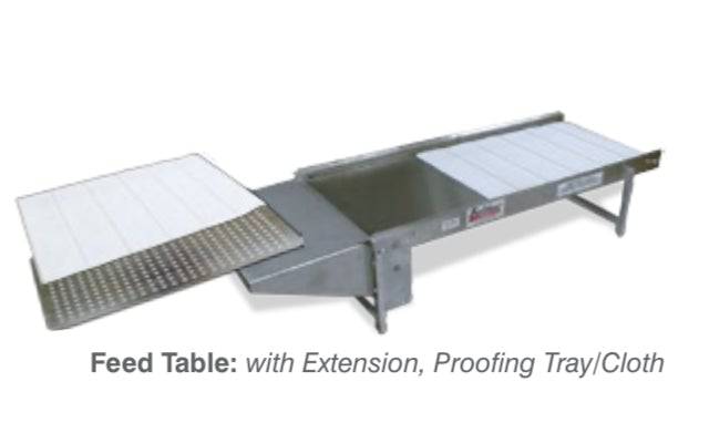 Belshaw Feed Table for Mark VI with 12 Inch Extension for Yeast Raised Donuts - Donut-Equipment.com