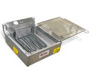 616B Cut-N-Fry for Loukoumades- Includes Depositor, Plunger, Cylinder, Mount, Submerger, 2 screens with handles and Fryer - Donut-Equipment.com
