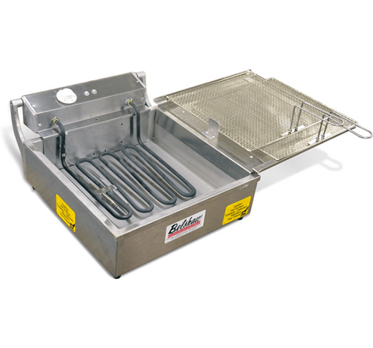 616B Cut-N-Fry for Loukoumades- Includes Depositor, Plunger, Cylinder, Mount, Submerger, 2 screens with handles and Fryer - Donut-Equipment.com
