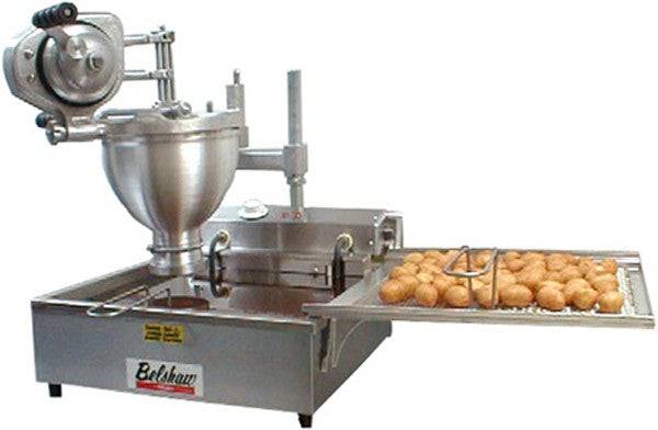 616B Cut-N-Fry for Loukoumades- Includes Depositor, Plunger, Cylinder, Mount, Submerger, 2 screens with handles and Fryer