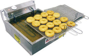616B Cut-N-Fry for Hushpuppies - Includes Depositor, Plunger, Cylinder, Mount, Submerger, and Fryer - Donut-Equipment.com