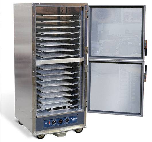 Belshaw CP3 (208-240 Volts, 50-60 hz, 1-phase) 17-shelf cabinet proofer with (2)'Dutch' Doors, Temperature reads in Celsius with Autowater - Donut-Equipment.com
