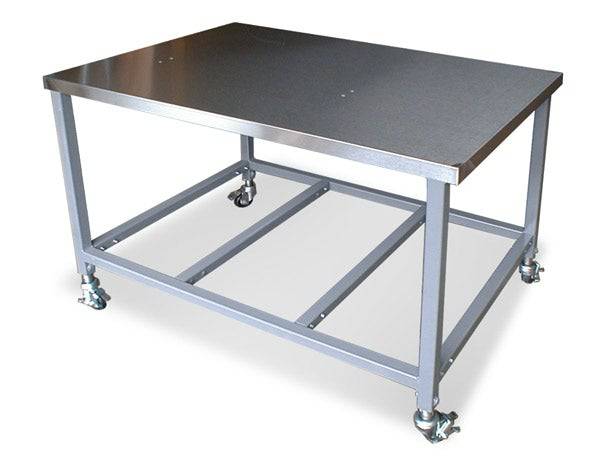 Belshaw Mobile Support Table for FT42 Feed Table For Donut Robot Fryer - Donut-Equipment.com