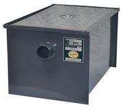 BK Resources 8 lb / 4 GPM Carbon Steel Grease Trap / Interceptor - Donut-Equipment.com
