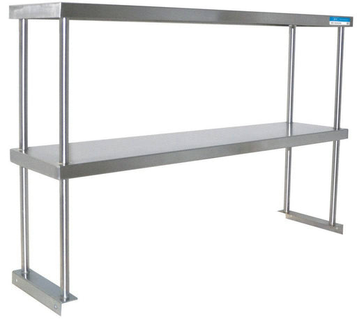 BK Double Overshelf Table Mount 12" X 96", 18 GA. SS - Donut-Equipment.com