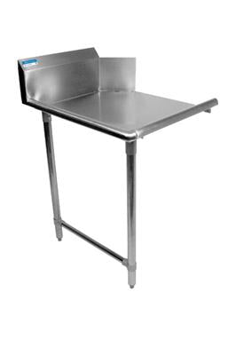 BK Resources 26" 16-Gauge Stainless Steel Clean Dish Table – Left Side - Donut-Equipment.com